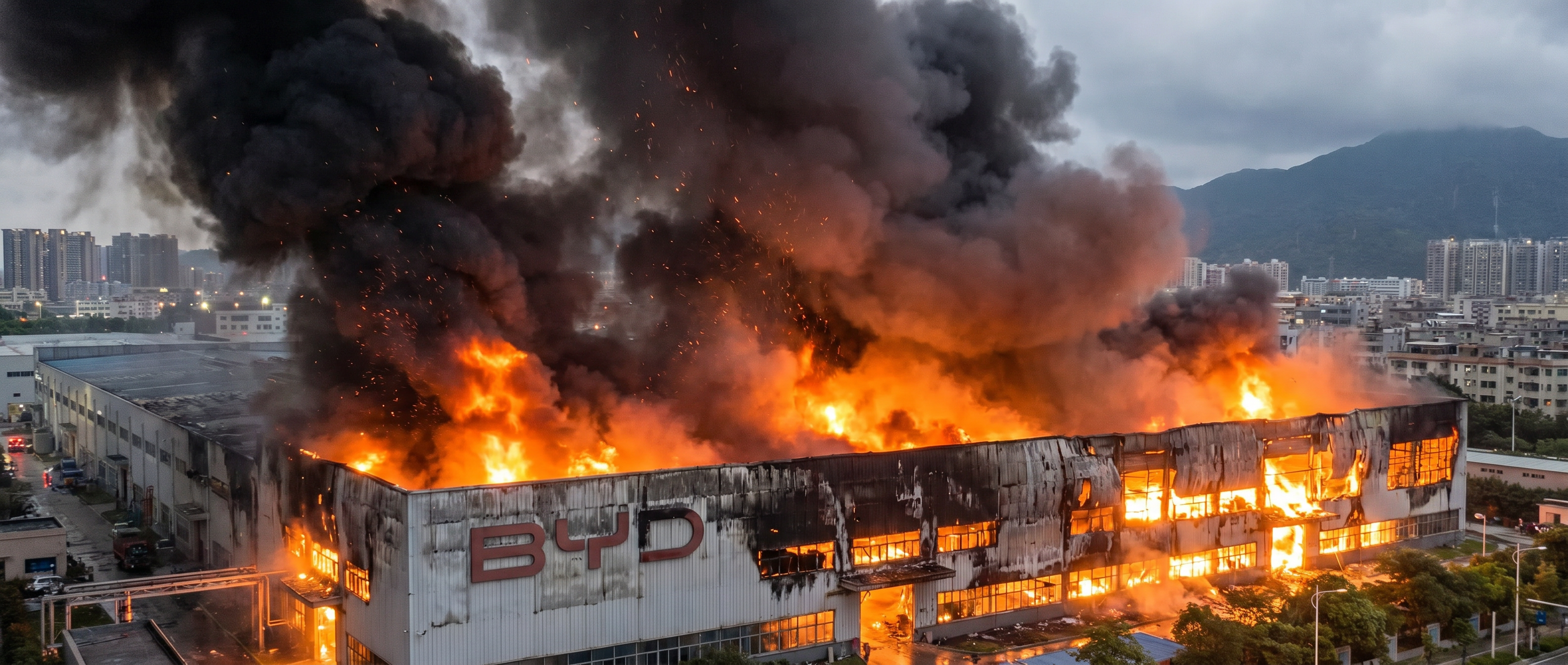 حريق في منشأة BYD في شينزن دون توقف الإنتاج